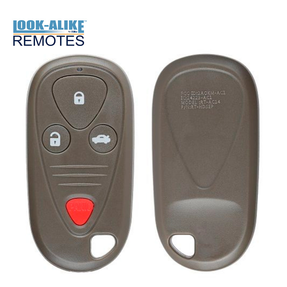 Keyless Remote Fob for Acura TSX TL 2004 2005 2006 2007 2008 4B FCC# OUCG8D-387H-A