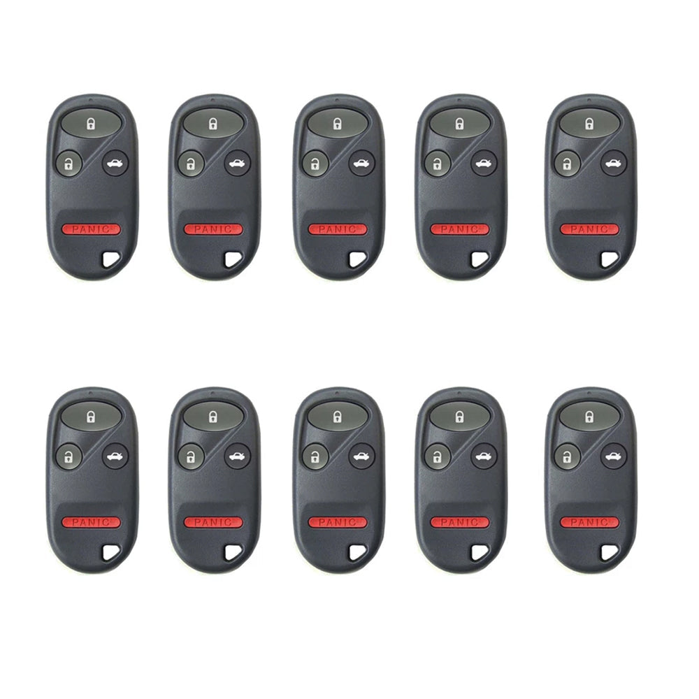 AKS KEYS Aftermarket Keyless Remote Fob for Acura TSX TL 2004 2005 2006 2007 2008 4B FCC# OUCG8D-387H-A (10 Pack)