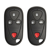 AKS KEYS Aftermarket Keyless Remote Fob for Acura TL CL 1999 2000 2001 2002 2003 4B FCC# E4EG8D-444H-A (2 Pack)