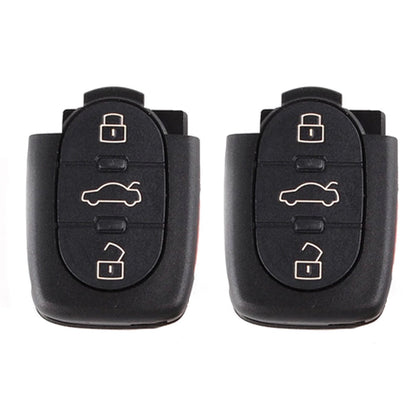 AKS KEYS Aftermarket Remote Fob for Audi 1997 1998 1999 2000 2001 2002 2003 2004 2005 4B Part # 4D0837231E (2 Pack)