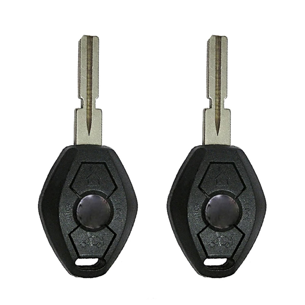 AKS KEYS Aftermarket Remote Key Fob for BMW 2000 2001 2002 2003 3B FCC# LX8 FZV - 315Mhz (2 Pack)