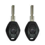 AKS KEYS Aftermarket Remote Key Fob for BMW 2000 2001 2002 2003 3B FCC# LX8 FZV - 315Mhz (2 Pack)