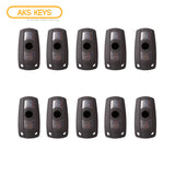 AKS KEYS Aftermarket Smart Key Fob CAS Slot for BMW 3 5 6 Series 2006 2007 2008 2009 2010 2011 2012 3B FCC# KR55WK49127/ 49123/ 49186 315 (10 Pack)