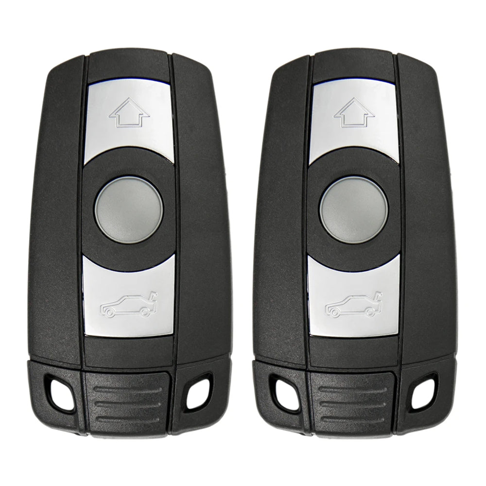 AKS KEYS Aftermarket Smart System CAS3+ Comfort Access Key for BMW 2006 2007 2008 2009 2010 3B FCC# KR55WK49147 (2 Pack)