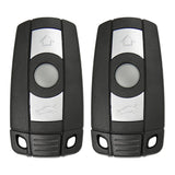 AKS KEYS Aftermarket Smart System CAS3+ Comfort Access Key for BMW 2006 2007 2008 2009 2010 3B FCC# KR55WK49147 (2 Pack)