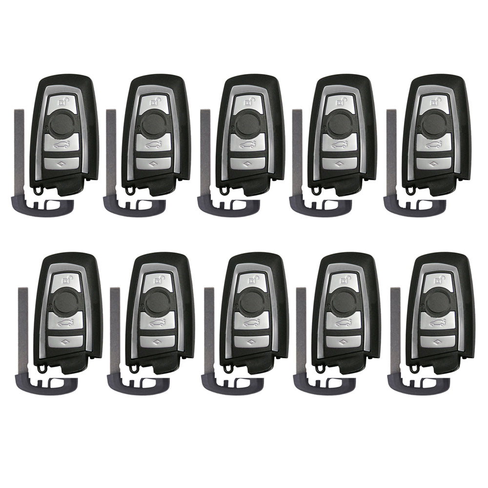 2009 - 2016   BMW 3 5 7 Series Smart Key Fob CAS4 4B FCC# YGOHUF5662 - 433 MHz (10 Pack)