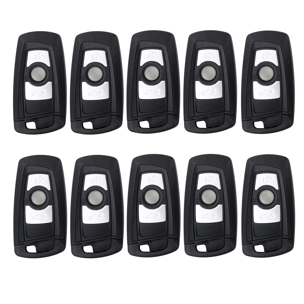 AKS KEYS Aftermarket Smart Remote Key Fob for BMW FEM 2013 2014 2015 2016 2017 2018 3B FCC# YGOHUF5767 -433 (10 Pack)