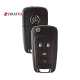 Remote Flip Key Fob for Buick 2010 2011 2012 2013 2014 2015 2016 2017 2018 2019 2020 2021 4B FCC# OHT01060512