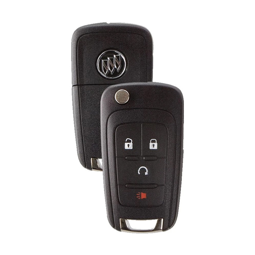 Remote Remote Flip Key Fob for Buick Encore 2014 2015 2016 2017 2018 4B FCC# AVL-B01T1AC / 13585814