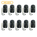 AKS KEYS Aftermarket Smart Remote Key Fob for Buick Regal 2018 2019 2020 4B FCC# HYQ4EA (10 Pack)