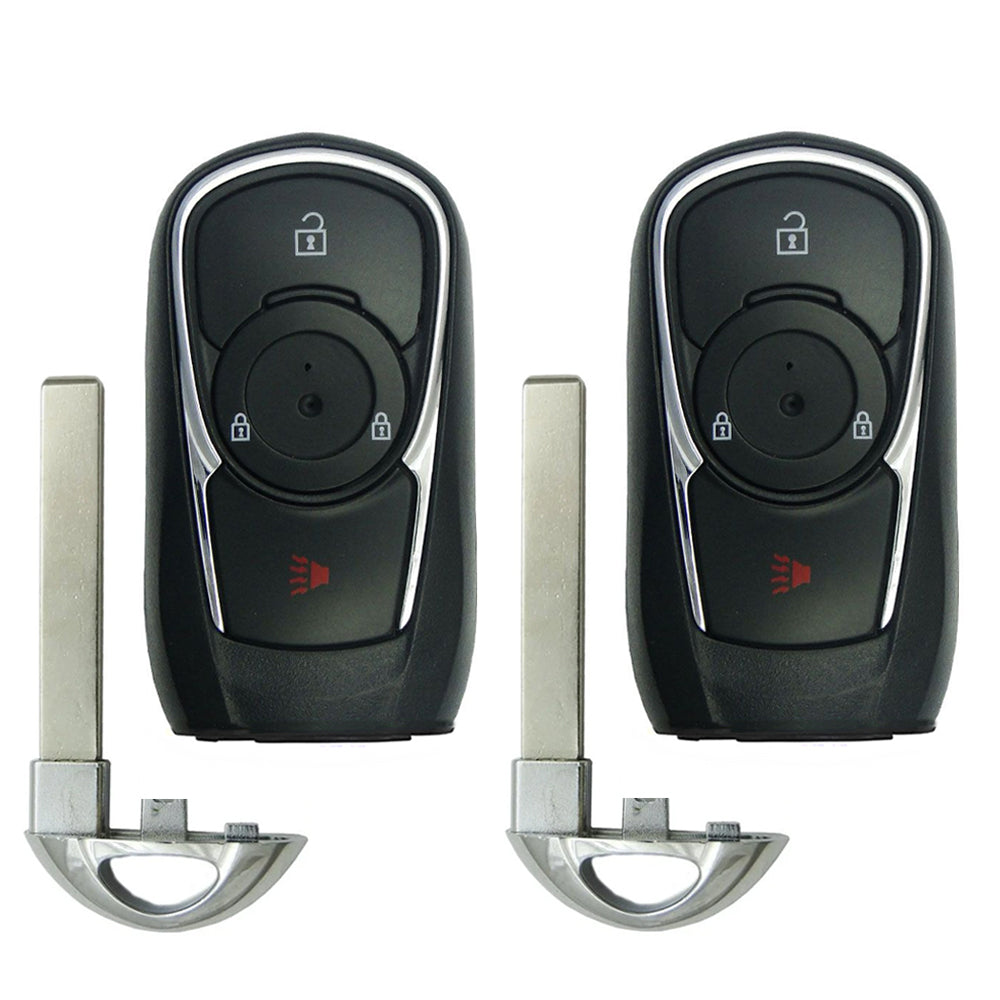 AKS KEYS Aftermarket Smart Remote Key Fob for Buick Regal 2018 2019 2020 3B FCC# HYQ4EA (2 Pack)