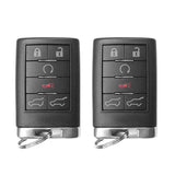 AKS KEYS Aftermarket Remote Fob for Cadillac Escalade 2007 2008 2009 2010 2011 2012 2013 2014 6B FCC# OUC6000066 (2 Pack)