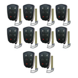 AKS KEYS Aftermarket Smart Key Fob for Cadillac Escalade 2015 2016 2017 2018 2019 2020 6B FCC# HYQ2AB (10 Pack)