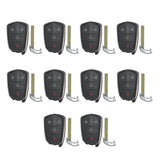 AKS KEYS Aftermarket Smart Remote Key Fob for Cadillac ATS CTS XTS 2014 2015 2016 2017 2018 2019 4B FCC# HYQ2AB (10 Pack)