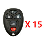 AKS KEYS Aftermarket Remote Fob for Buick Cadillac GMC 2007 2008 2009 2010 2011 2012 2013 2014 2015 2016 2017 OUC60270/ OUC60221 (15 Pack)