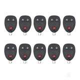 AKS KEYS Aftermarket Keyless Entry Remote Fob for GM 2007 -2021 3B FCC# OUC60221 / OUC60270 (10 Pack)