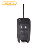 2010 - 2022 Buick Chevrolet GMC Remote Flip Key Shell 5 Buttons