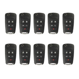 AKS KEYS Aftermarket 2010 - 2021 Chevrolet Flip Key 5B FCC# OHT01060512 (10 Pack)