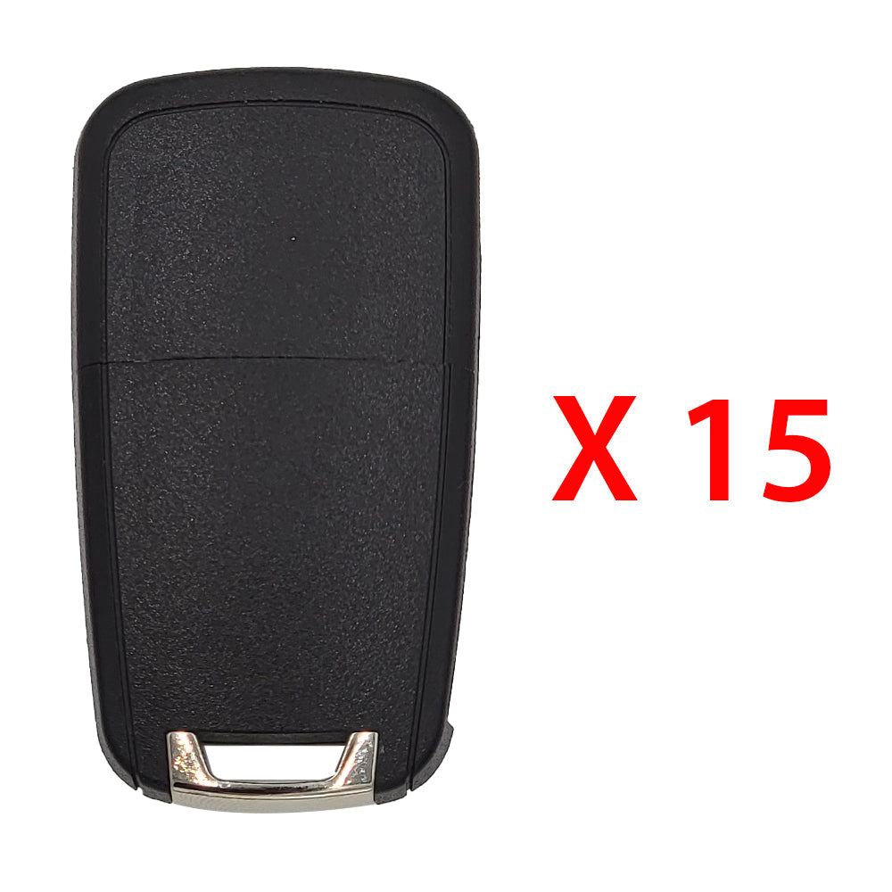 2010 - 2021 Chevrolet Flip Key Fob 4B FCC# OHT01060512 - Aftermarket (15 Pack)