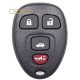 2004 - 2012 Buick Chevrolet Pontiac Saturn Keyless Entry 4B Fob FCC# KOBGT04A