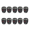 AKS KEYS Aftermarket Keyless Entry Remote Fob for GM 2003 2004 2005 2006 2007 3B FCC# LHJ011 (10 Pack)