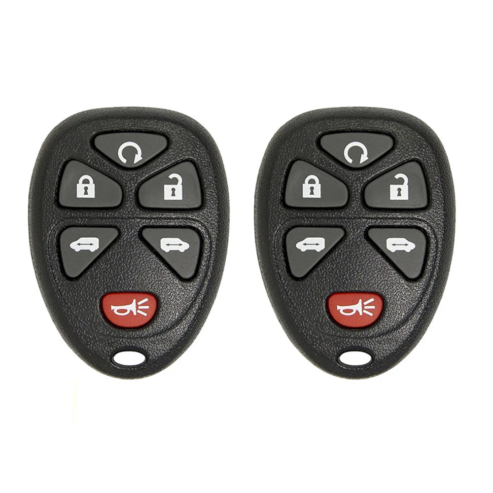 AKS KEYS Aftermarket Keyless Remote Fob for GM 2005 2006 2007 2008 2009 2010 2011 5B FCC# KOBGT04A (2 Pack)