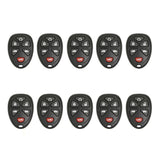 AKS KEYS Aftermarket Keyless Remote Fob for GM 2005 2006 2007 2008 2009 2010 2011 5B FCC# KOBGT04A (10 Pack)