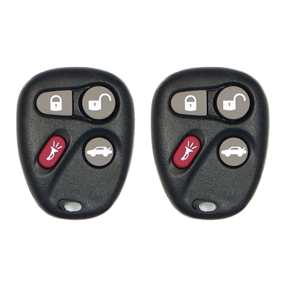 AKS KEYS Aftermarket Keyless Remote Fob for Chevrolet Cadillac 2000 2001 2002 2003 2004 2005 2006 2007 4B FCC# L2C0005T (2 Pack)