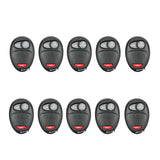 AKS KEYS Aftermarket Keyless Remote Fob for GM 2001 2002 2003 2004 2005 2006 2007 2008 2009 2010 2011 3B FCC# L2C0007T (10 Pack)