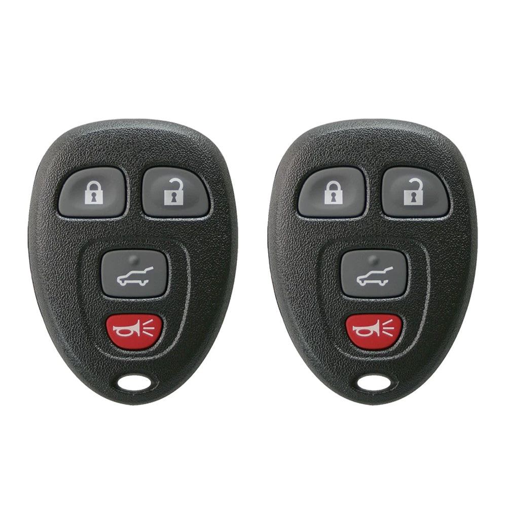 AKS KEYS Aftermarket Keyless Remote Fob for GM 2007 2008 2009 2010 2011 2012 2013 2014 2015 2016 2017 4B FCC# OUC60270/ OUC60221 (2 Pack)