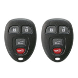 AKS KEYS Aftermarket Keyless Remote Fob for GM 2007 2008 2009 2010 2011 2012 2013 2014 2015 2016 2017 4B FCC# OUC60270/ OUC60221 (2 Pack)