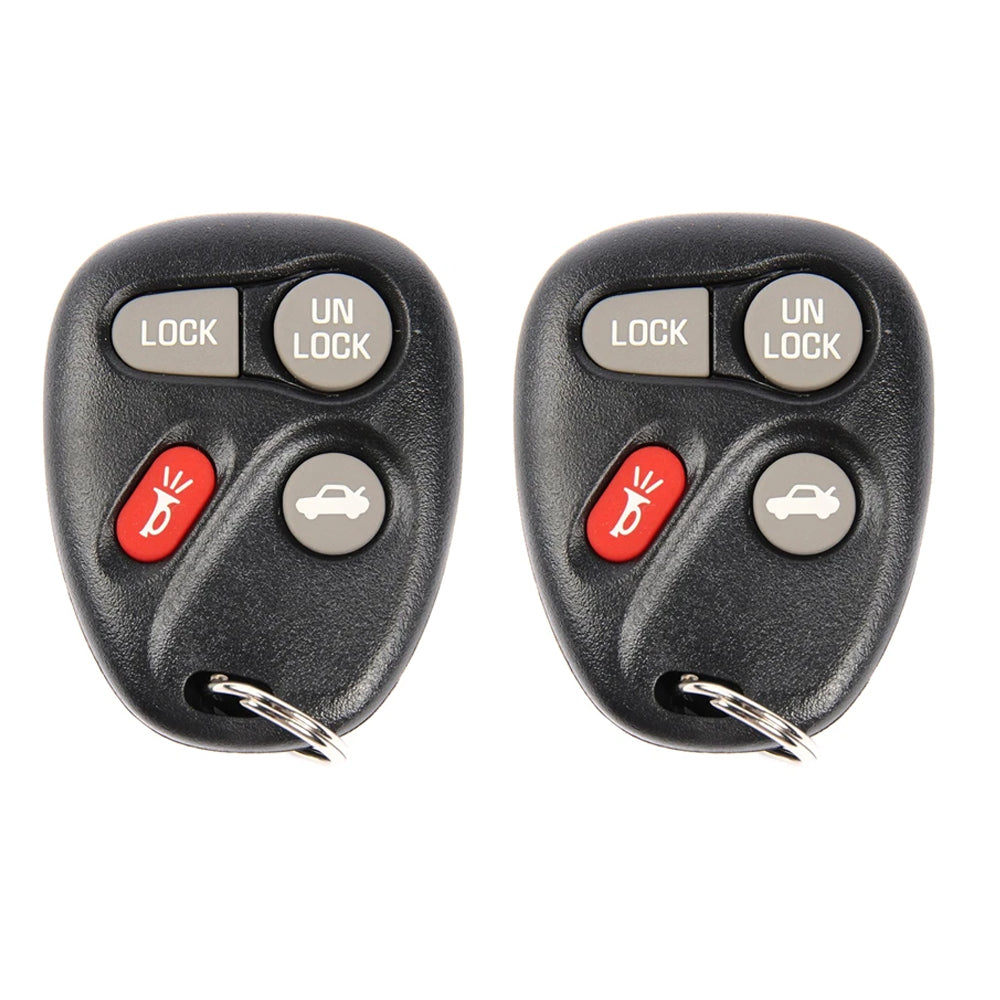 AKS KEYS Aftermarket Keyless Remote Fob for GM 1997 1998 1999 2000 4B FCC# ABO0204T (2 Pack)