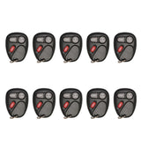 AKS KEYS Aftermarket Keyless Remote Fob for GM 2001 2002 2003 2004 2005 2006 2007 2008 2009 2010 2011 3B FCC# KOBLEAR1XT (10 Pack)