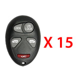 AKS KEYS Aftermarket Keyless Remote Fob for GM 2002 2003 2004 2005 5B FCC# L2C0007T (15 Pack)