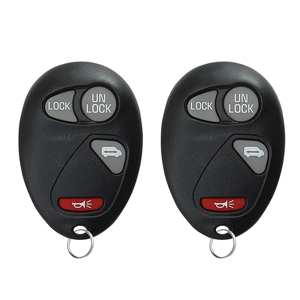 AKS KEYS Aftermarket Keyless Entry Remote Fob for GM 2002 2003 2004 2005 4B FCC# L2C0007T (2 Pack)