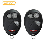 AKS KEYS Aftermarket Keyless Entry Remote Fob for GM 2002 2003 2004 2005 4B FCC# L2C0007T (2 Pack)