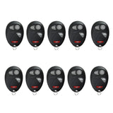 AKS KEYS Aftermarket Keyless Entry Remote Fob for GM 2002 2003 2004 2005 4B FCC# L2C0007T (10 Pack)