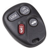 2001 -2005 Buick Cadillac Chevrolet Pontiac Keyless Entry 4B Fob FCC# KOBLEAR1XT