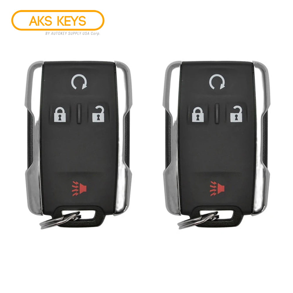 AKS KEYS Aftermarket Keyless Remote Fob for Chevrolet 2015 2016 2017 2018 2019 2020 2021 4B FCC# M3N32337100 (2 Pack)