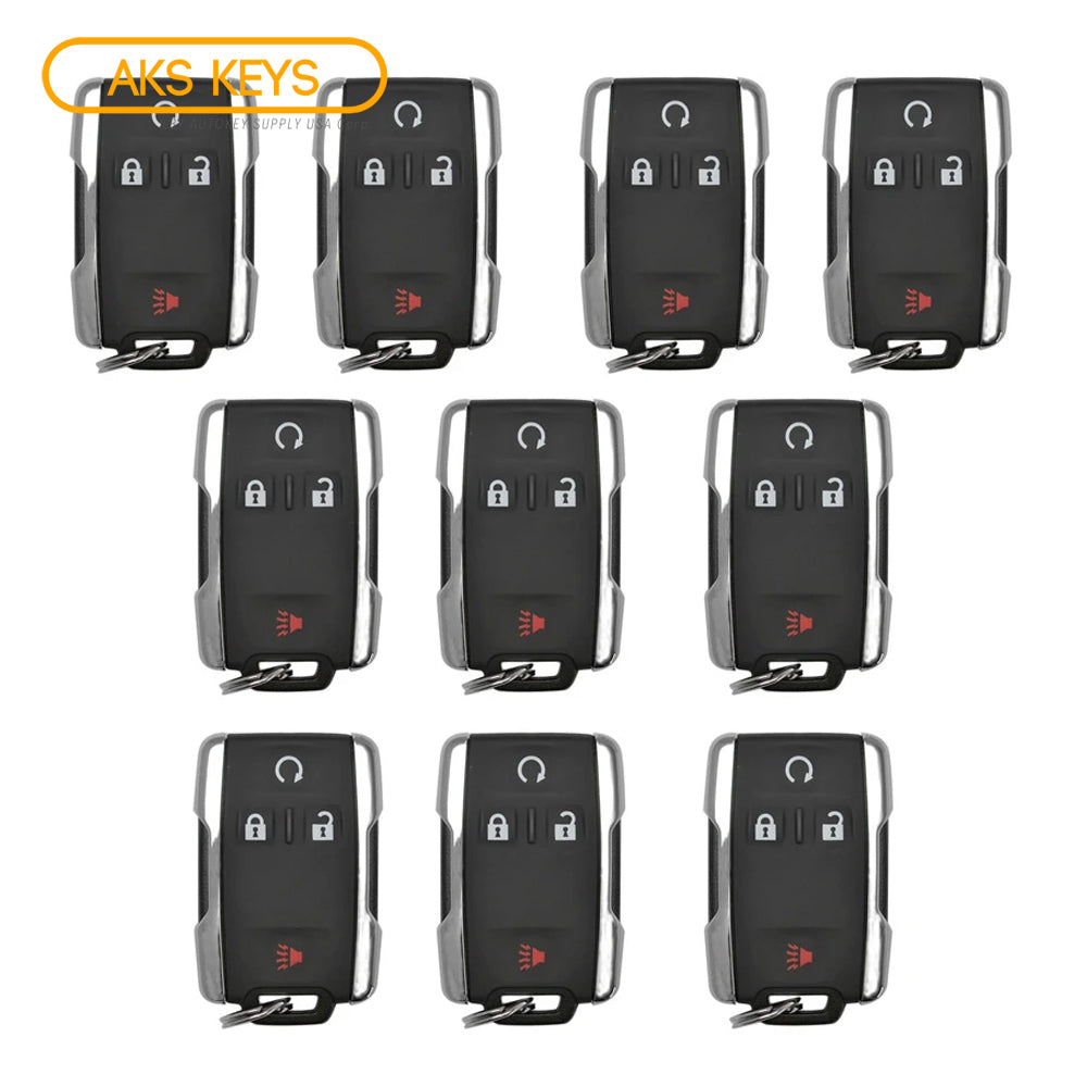 AKS KEYS Aftermarket Keyless Remote Fob for Chevrolet 2015 2016 2017 2018 2019 2020 2021 4B FCC# M3N32337100 (10 Pack)