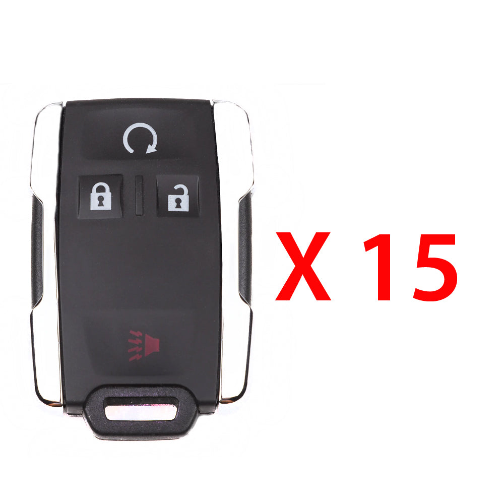 AKS KEYS Aftermarket Keyless Remote Fob for Chevrolet 2015 2016 2017 2018 2019 2020 2021 4B FCC# M3N32337100 (15 Pack)