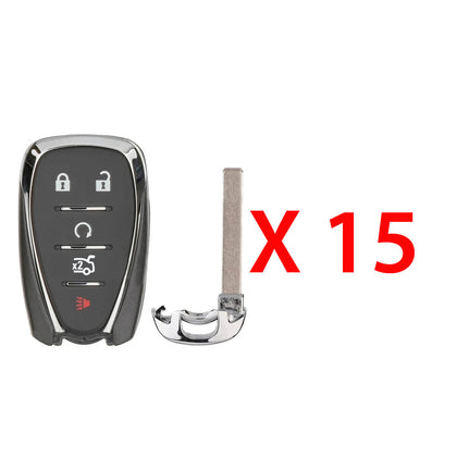 2016 - 2022 Chevrolet Smart Key 5B Fob FCC# HYQ4EA (15 Pack)