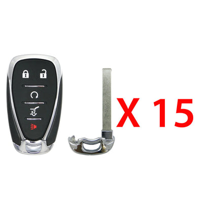 2018 - 2020 Chevrolet Smart Key 5B Fob FCC# HYQ4EA (15 Pack)