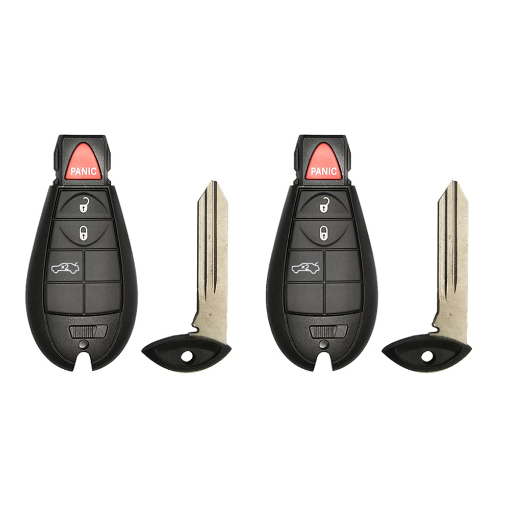 2008 - 2010 Chrysler 300 Fobik Key 4B FCC# IYZ-C01C (2 Pack)