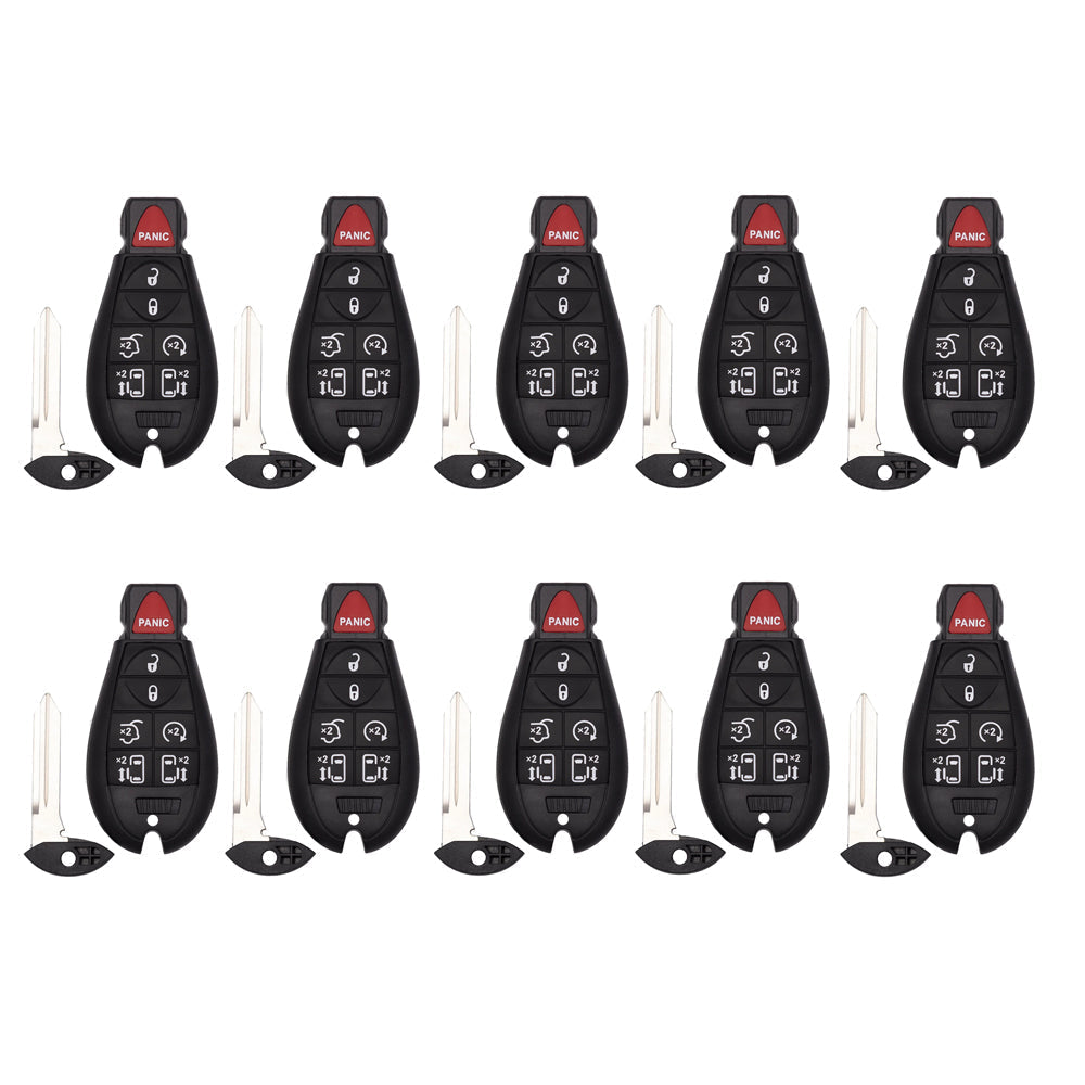 2008 - 2016 Chrysler Town & Country Fobik Key 7B FCC # IYZ-C01C (10 Pack)