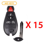 2008 - 2010 Chrysler 300 Fobik Key 5B FCC# IYZ-C01C (15 Pack)