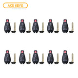 2008 - 2016 Chrysler Town & Country Fobik Key 6B FCC # IYZ-C01C (10 Pack)