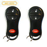 2001 - 2005 Chrysler Dodge Keyless Entry 3B Fob FCC# GQ43VT17T (2 Pack)