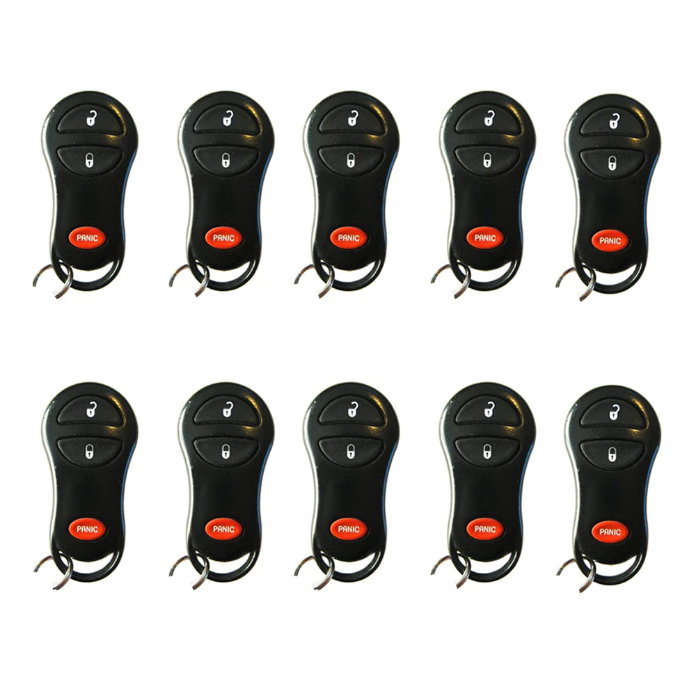 2001 - 2005 Chrysler Dodge Keyless Entry 3B Fob FCC# GQ43VT17T (10 Pack)