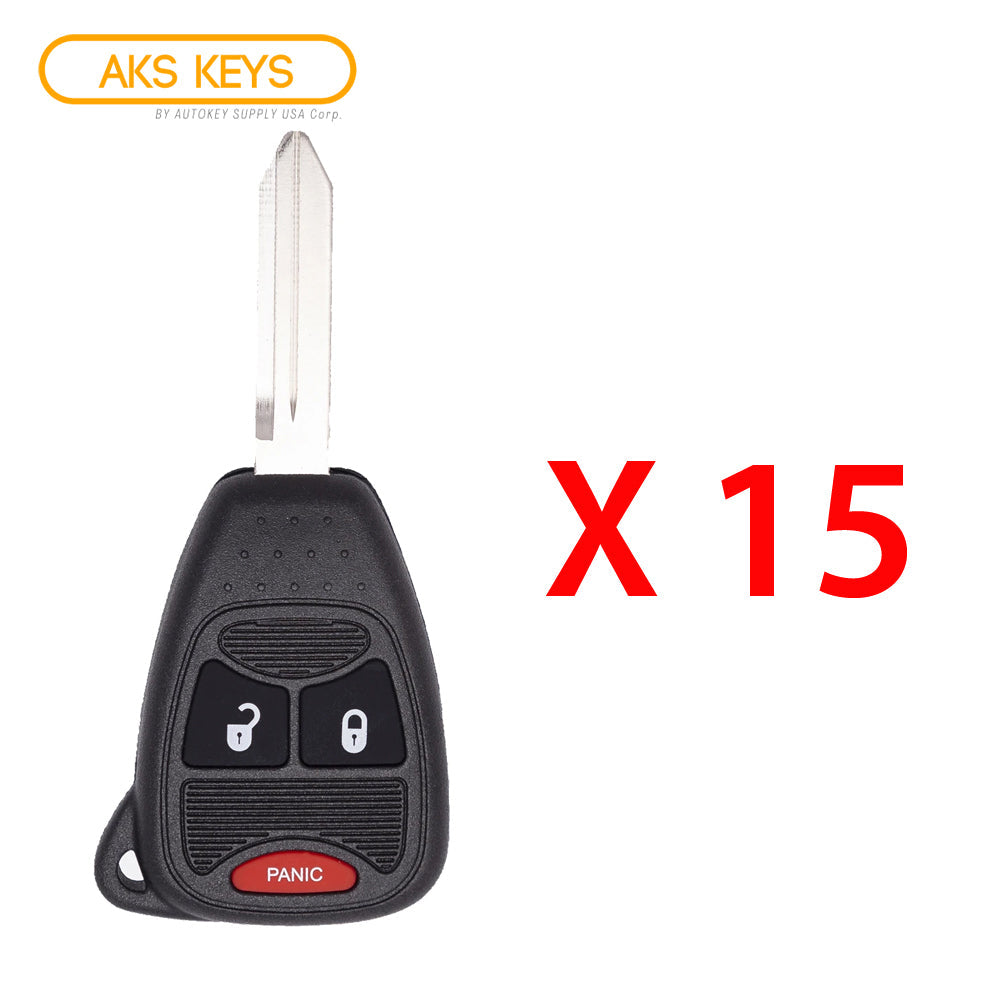 2006 - 2010 Chrysler Key Fob 3B FCC# OHT692427AA (15 Pack)